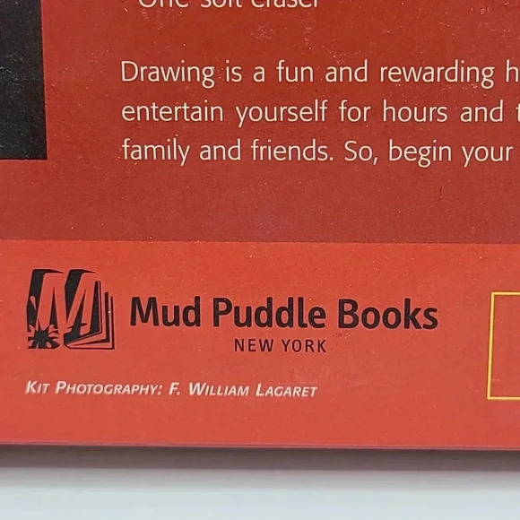 Draw Animals! Book and Full Art Kit by Mud Puddle Inc. NIB Book Colored Pencils - Picture 8 of 9